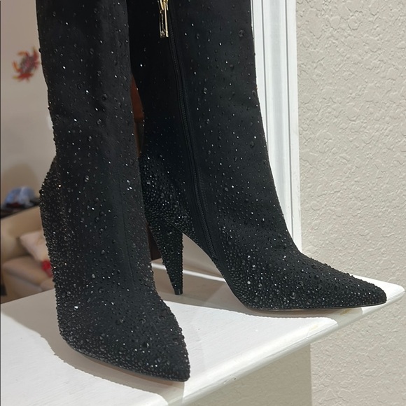 Jessica Simpson Maryeli Women's Embellished Dress Boots Women's Boots Size 6.5 - Picture 3 of 8